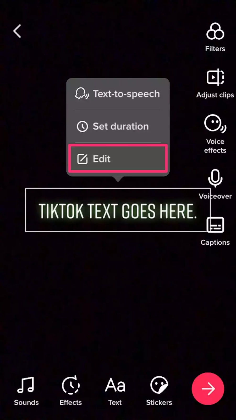 How to Add Text to TikTok Videos